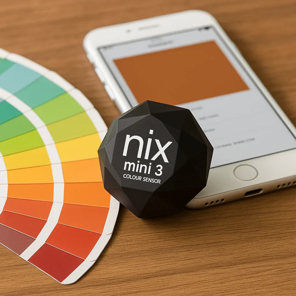 Nix Mini 3 Color Sensor with Smartphone and Color Swatch Fan