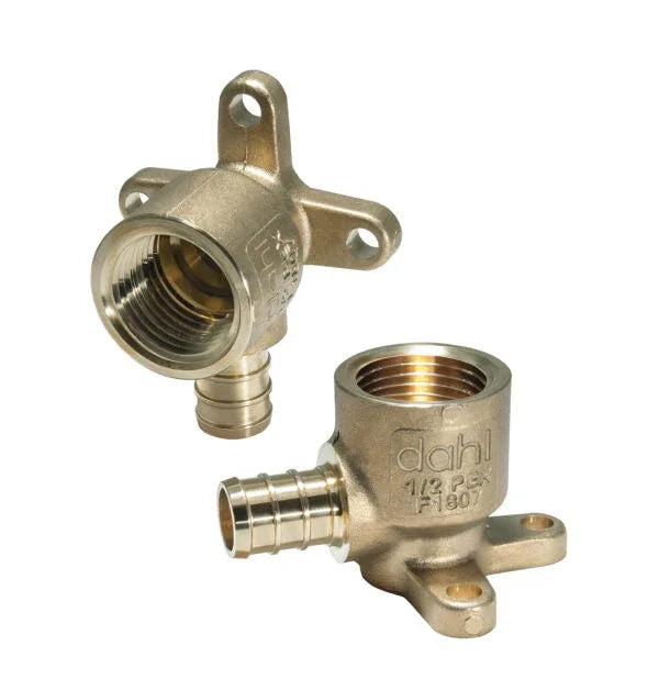 Dahl Brass Drop Ear PEX Elbow
