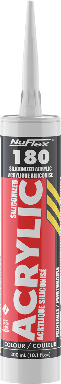 NuFlex 180 Siliconized Acrylic Sealant - Equivalent to DAP Alex Plus