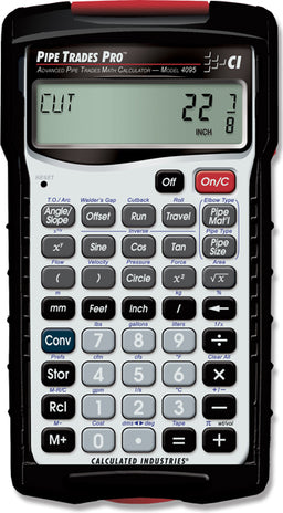 Pipe Trades Pro Calculator Model 4095 For Canadian Pipefitters & Welders