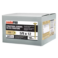 Structural Screws Truss Head Gold Epoxy (3/8" x 12")