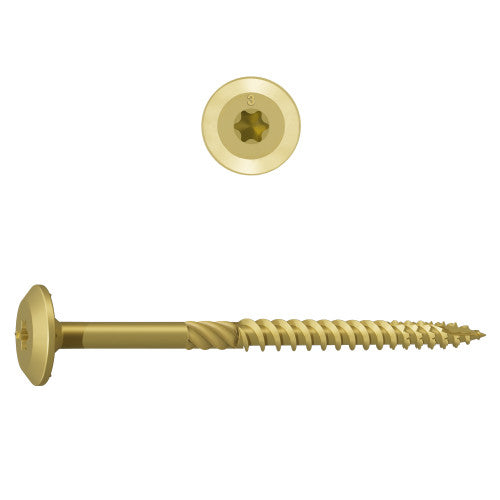 Structural Screws Truss Head Gold Epoxy (3/8" x 12")