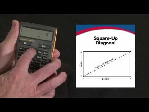 Diagonal Calculations Instructional Video