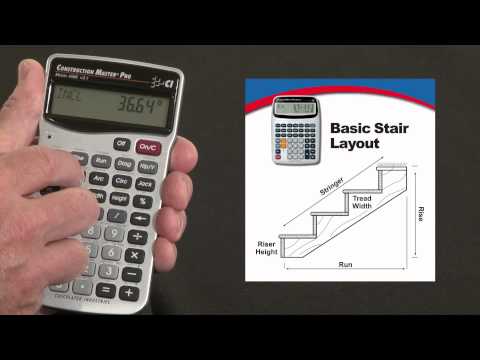 Construction Master Pro Instructional Video on Stair Layout