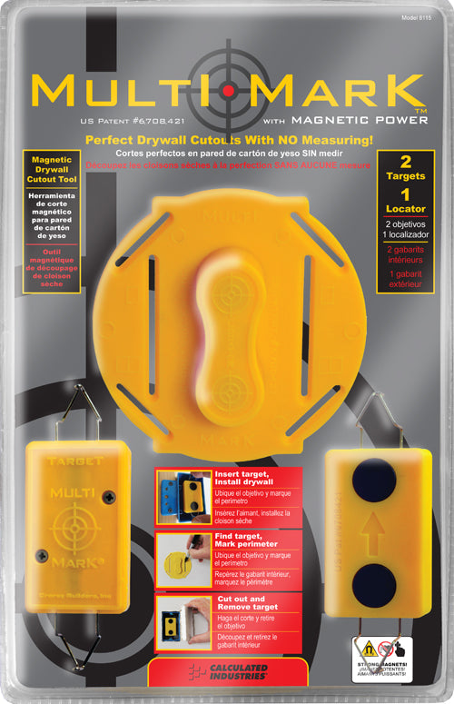 Multi Mark Magnetic Drywall Locator Tool 8115