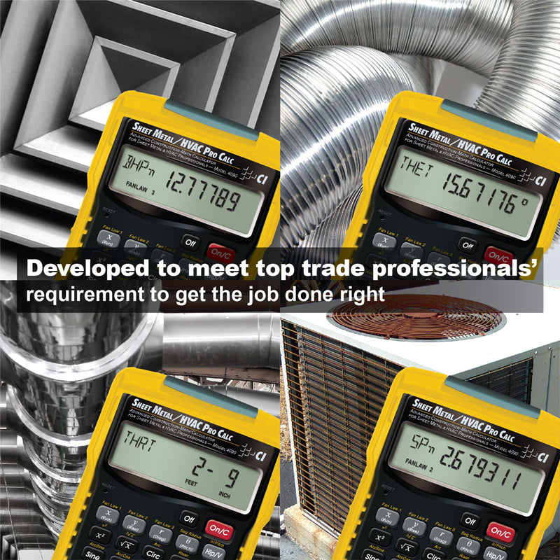 Sheet Metal / HVAC Pro Calculator 4090
